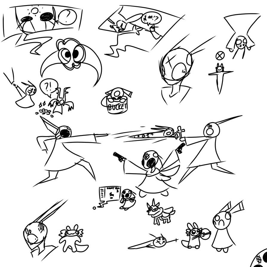 Rain World Iterator Doodles by Woffleloffle on DeviantArt