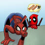 Spider-Ham vs Deadpool