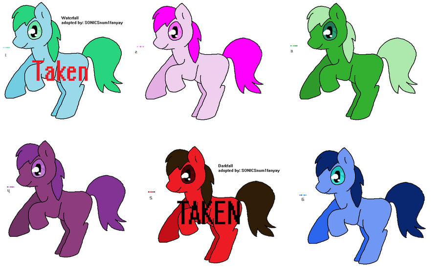 Mlp adoptables II OPEN