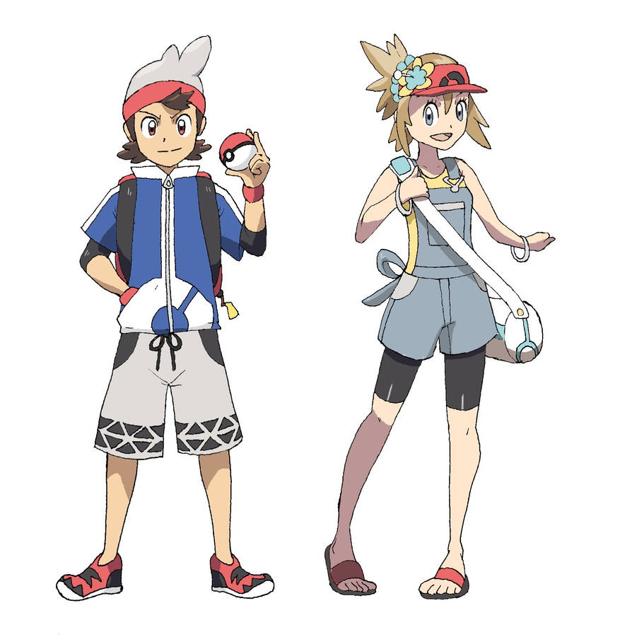 Fakemon Haloi Region Trainer Protagonists by Junglephox on DeviantArt