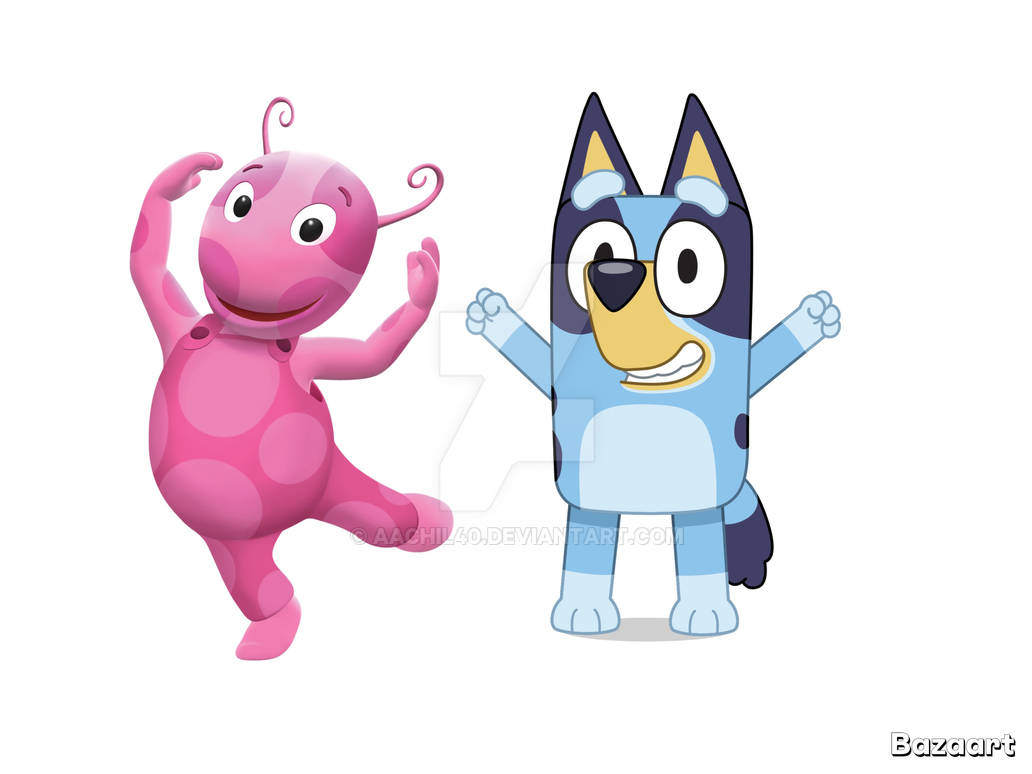 Blue Backyardigans Backyardigans VS Bluey by aachil40 on DeviantArt