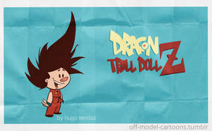 Dragonball Kid Goku - Off-model Cartoon