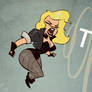 Black Canary - Cartoony PinUp + Speeddrawing Video