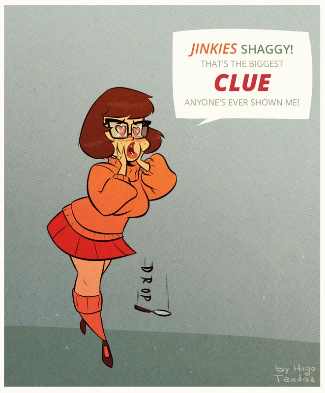 Velma Scooby Doo - Cartoony PinUp