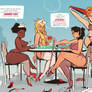 Strip Poker - Cartoon PinUp Sketch Commission