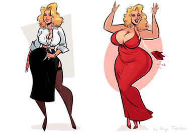 Anna Nicole Smith - Thick to Thicc - Commission