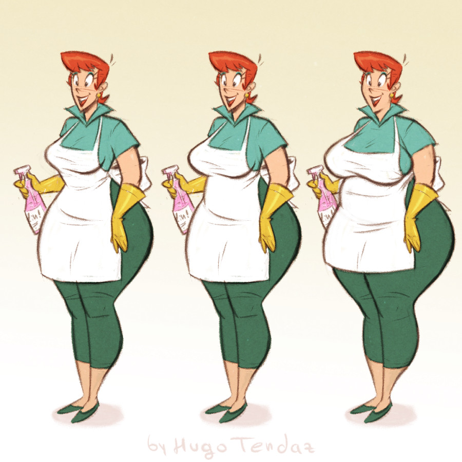 Dexter's Mom Thick to Thicc to Extra Thicc by HugoTendaz on DeviantArt