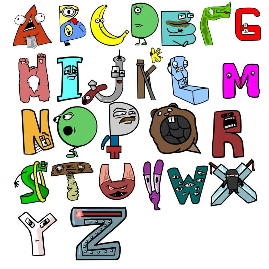 Alphabet Lore but something is weird by alalallallalagarbage on DeviantArt
