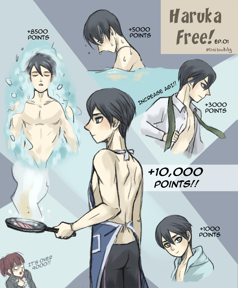 Naked Nanase Haruka - Free!