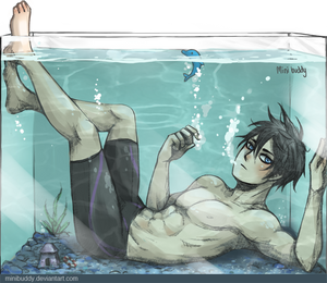 Haruka in The Fish Tank -Free!