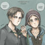 Cool Levi and Cute Eren- Attack on Titan