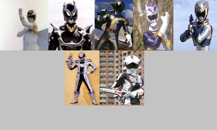 Power Ranger All Silver Rangers PR Silver Ranger collage by TheWWEfan2020 on DeviantArt
