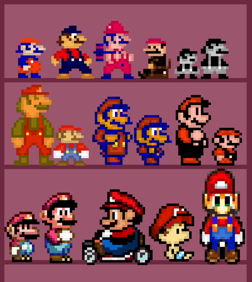 History Of 2D Mario. (Main Games And Side Games.) by ...