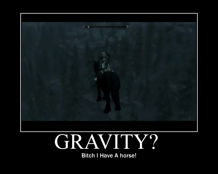 Skyrim vs Gravity