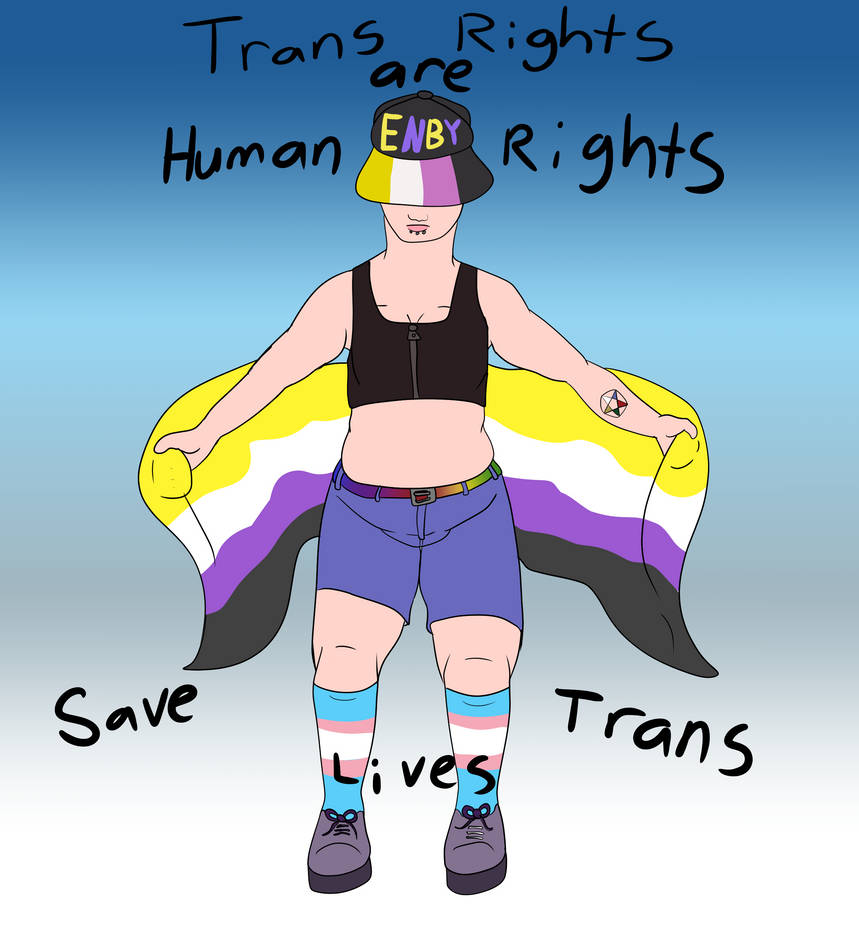 Trans/nonbinary rights by Amari-Strawberry93 on DeviantArt