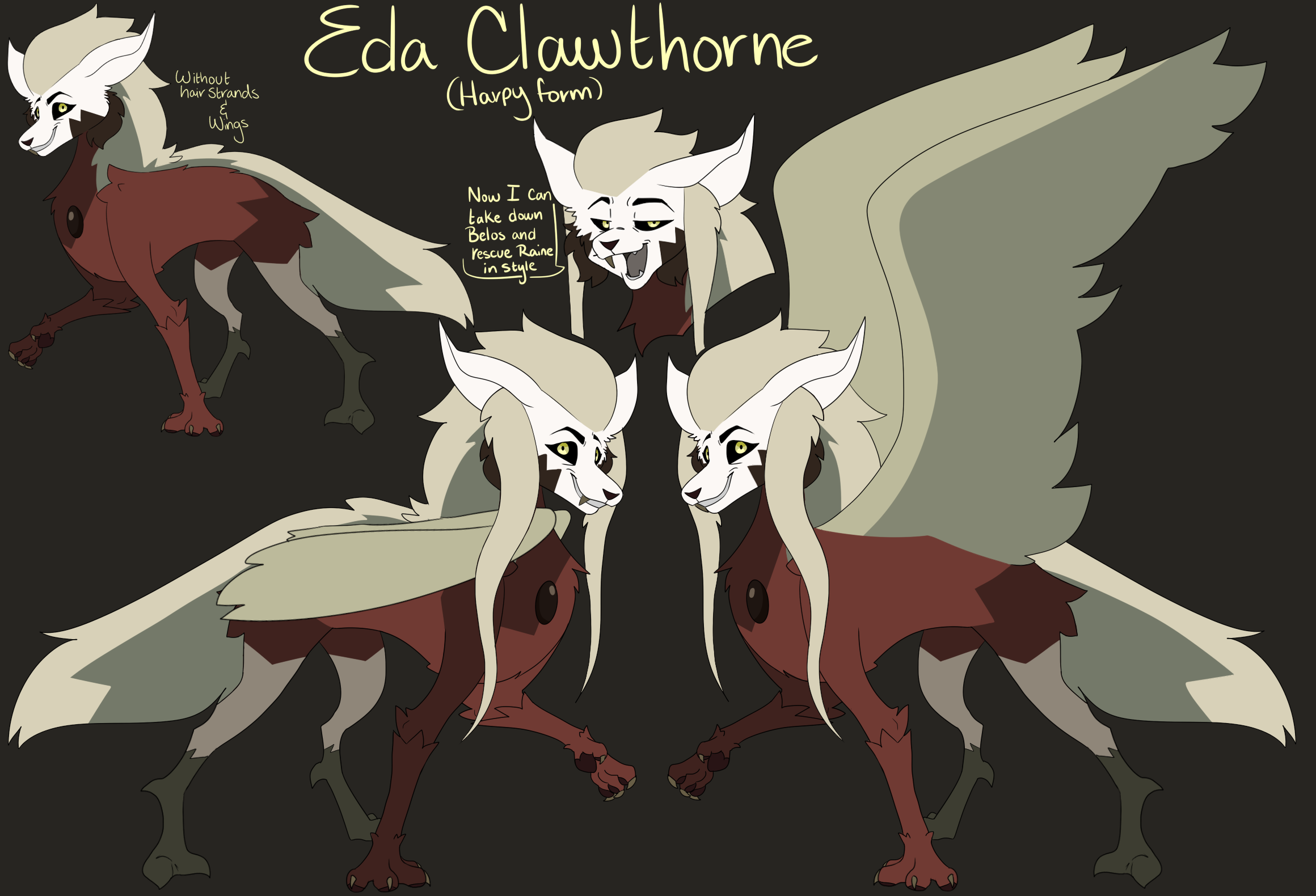 Eda Clawthorne (Harpy Form) by MirrorFlygon on DeviantArt