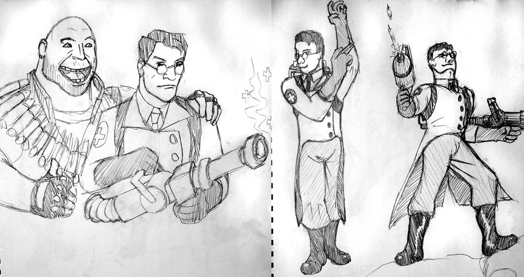 Printable Tf2 Character Sketch Printable Tf2 Character Sketch