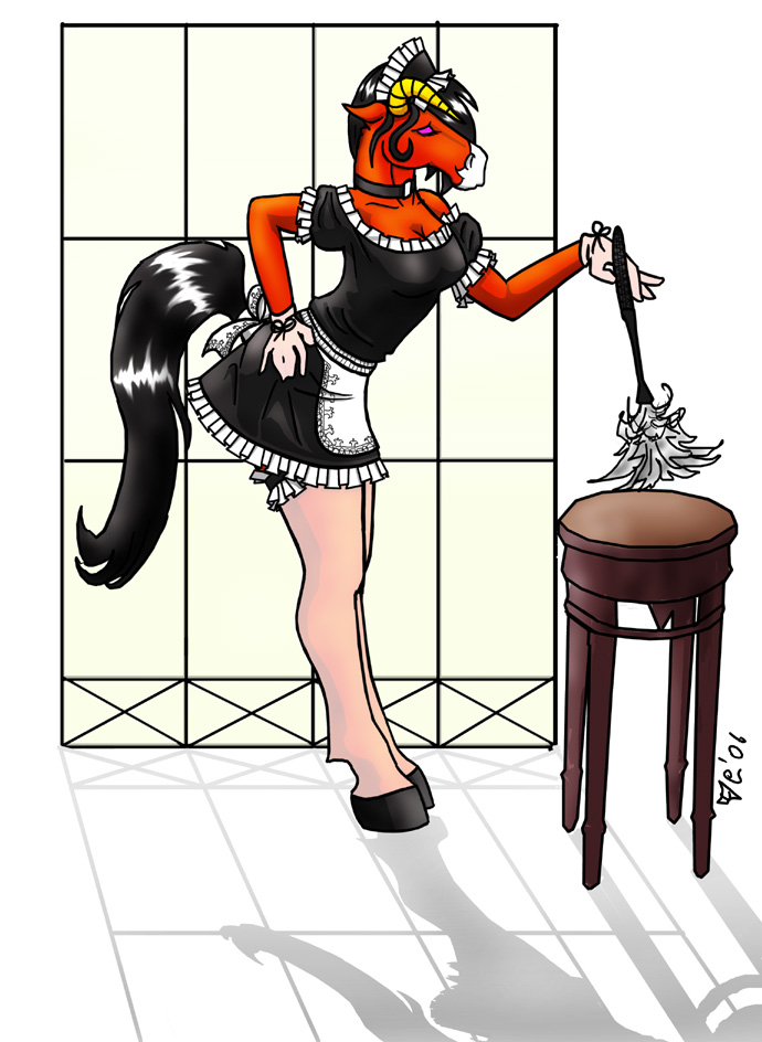 Finished French Maid Ress