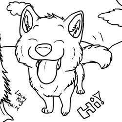 Free Puppy Lineart