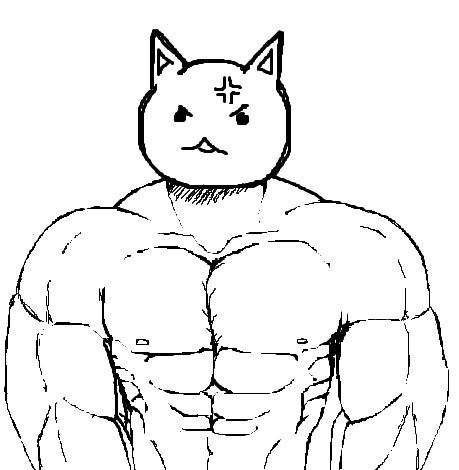 Buff Cat by crowbar885 on DeviantArt
