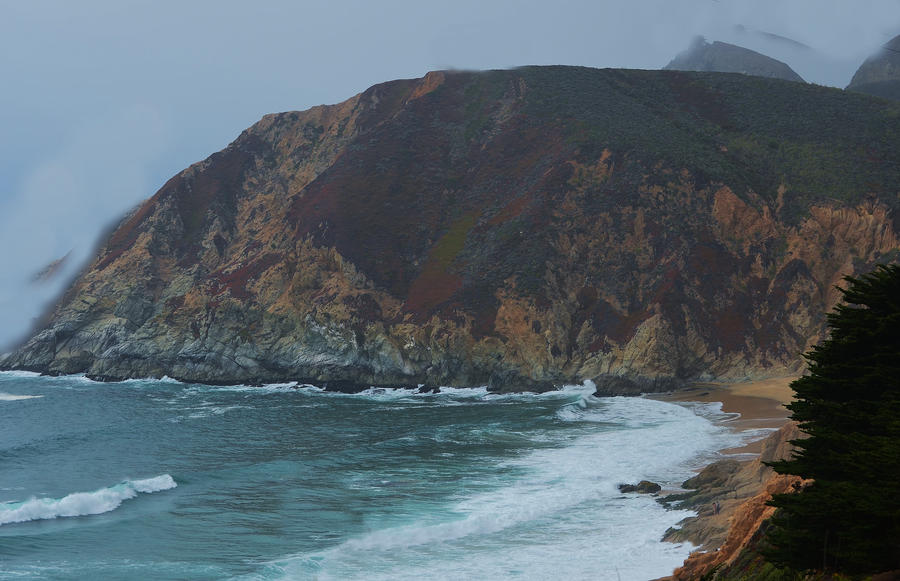 Fog and Waves Roll In