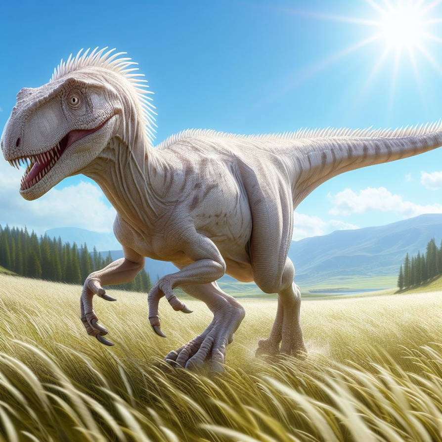 albino raptor by luke3468 on DeviantArt