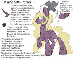 New Species! Marrionette Ponies~ (Open Species)