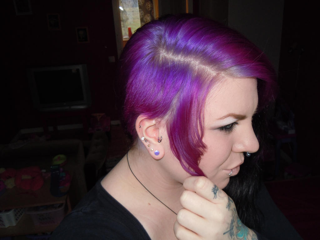 Pinkish Purple Hair By Babyiloveyoutoo On Deviantart