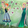 Anna and Elsa Frozen Fever