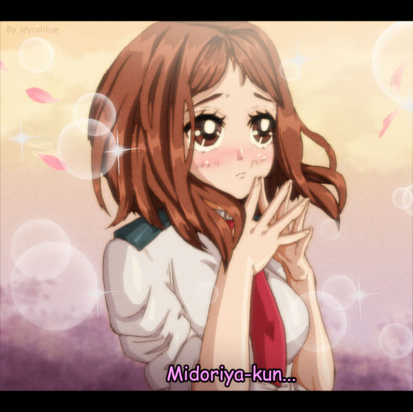Uraraka Ochako 80's- Boku no Hero Fan art by JeyraBlue
