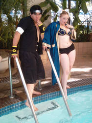 poolside Chun Li, Kusanagi Kyo