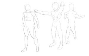 Daily Digital Sketch #22 - Men (Left Hand)