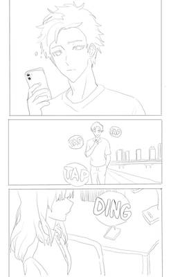 Daily Digital Sketch #27 - Manga Panel (Left hand | Trace )