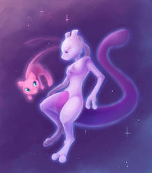 Mew And Mewtwo