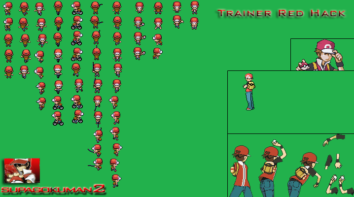 Sprite Pokemon GBA (Trainer Red Alola) by SpriterMazter-ES on DeviantArt