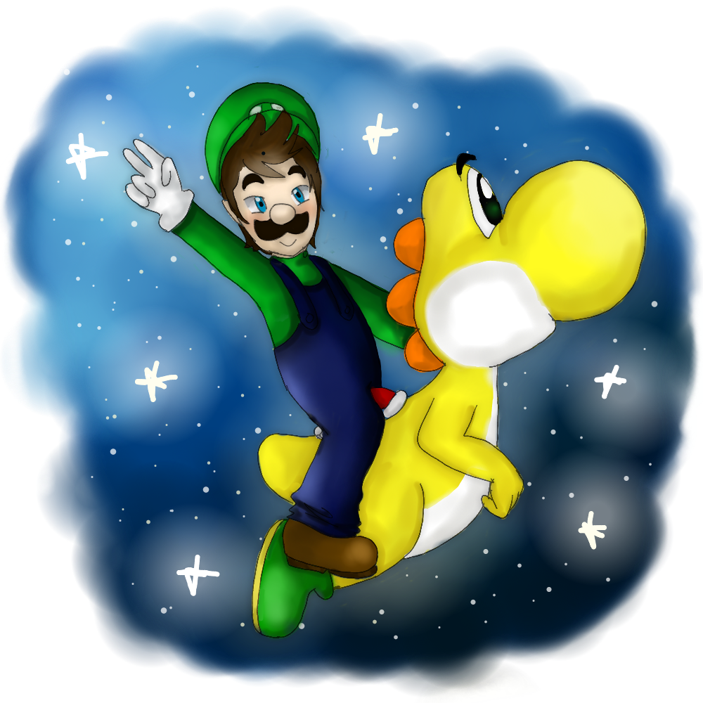 Commish: Luigi and Yoshi