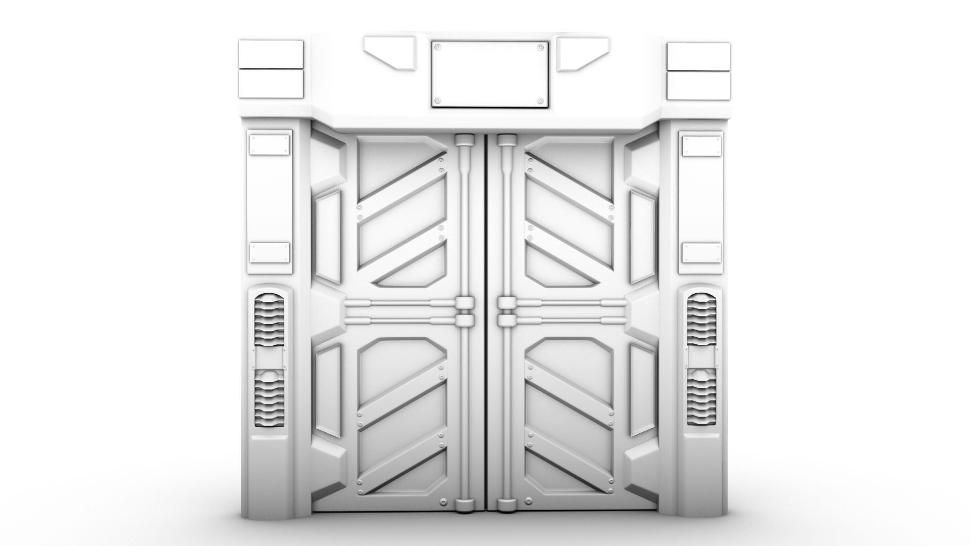 Sci-Fi Door Background