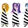 EQG Zebra Dress Dazzlings