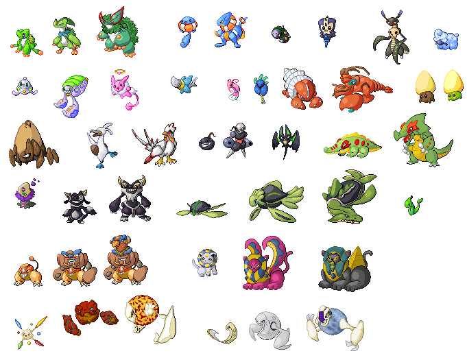 collection of my sprites