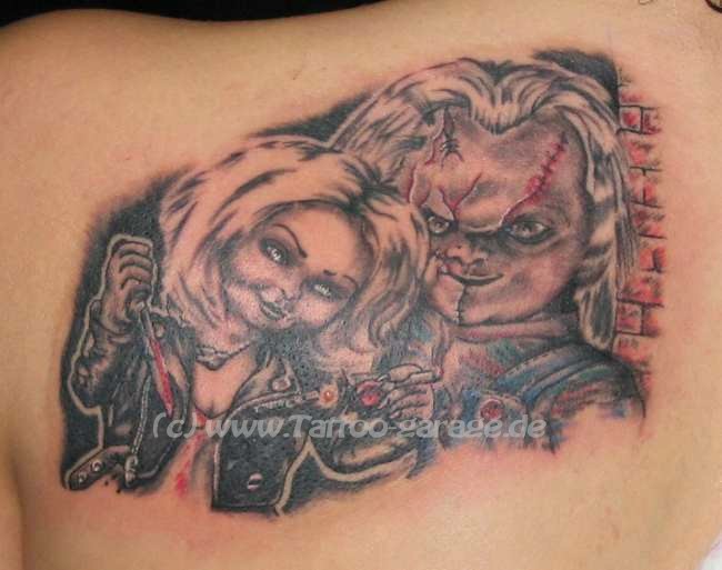 Chucky And His Wife By Derechtebigfoot On Deviantart