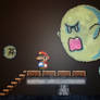 Perler Beads Custom: Mario Un aware of Big boo