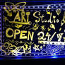 Art studio sign!