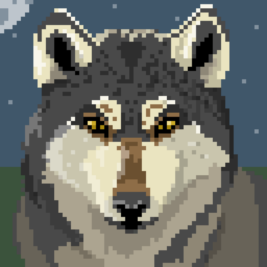 Wolf Icon Pixel Art Maker free images, download Wolf Icon Pixel Art Maker.....