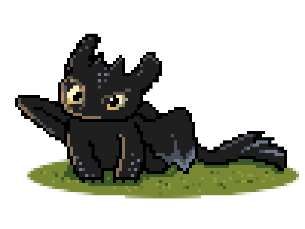 Pixel Toothless by redembers on DeviantArt