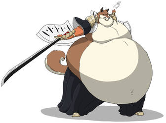 Fat Komamura ready to fight