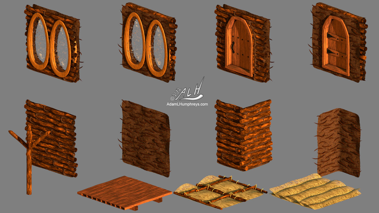 Module Tile Study Architecture Modular 3D Environment Study: Tiles (Day) by adamlhumphreys on DeviantArt