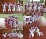 CMC Sweetie Belle Clones, YAY! by adamlhumphreys