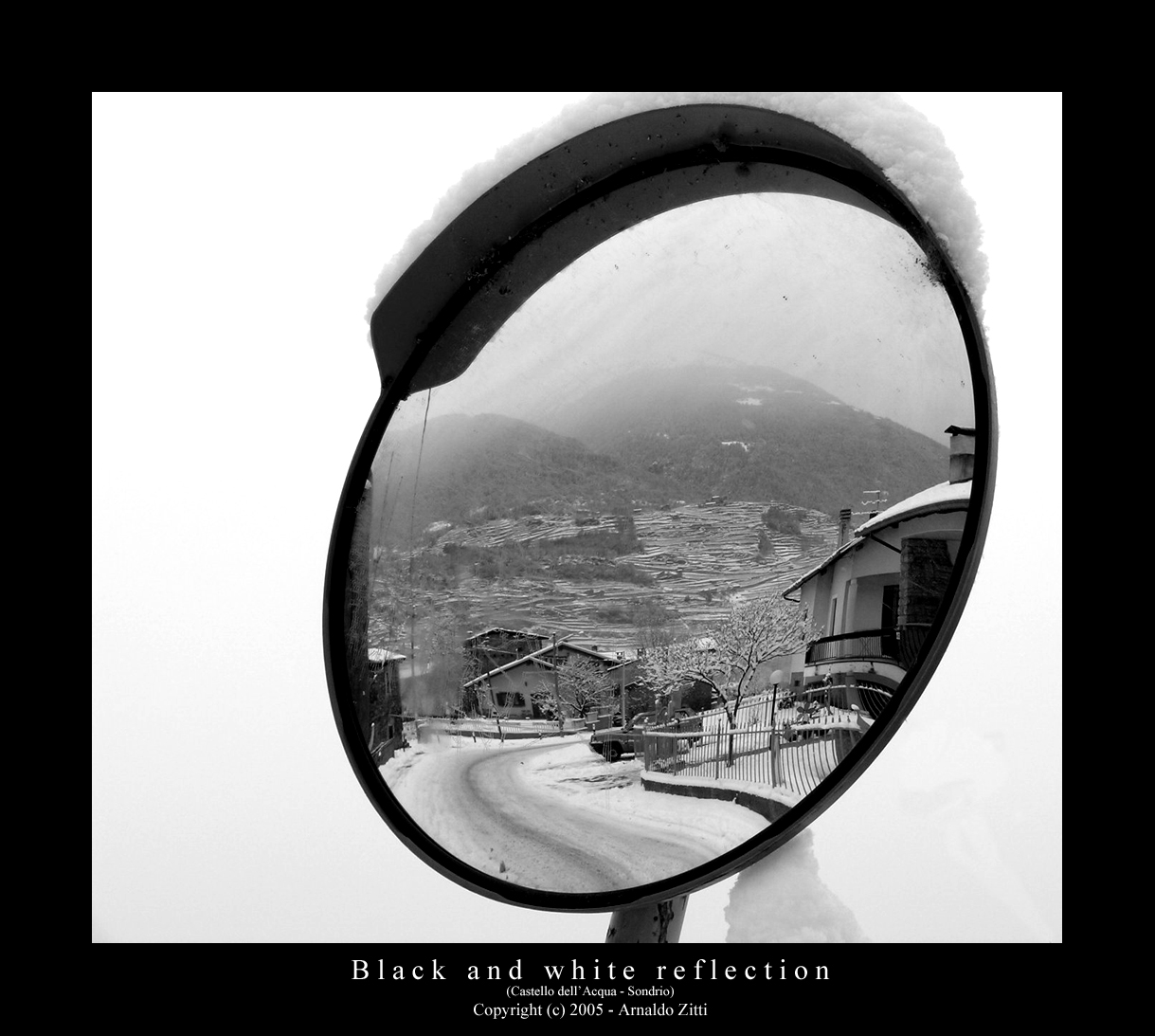 Black and white reflection