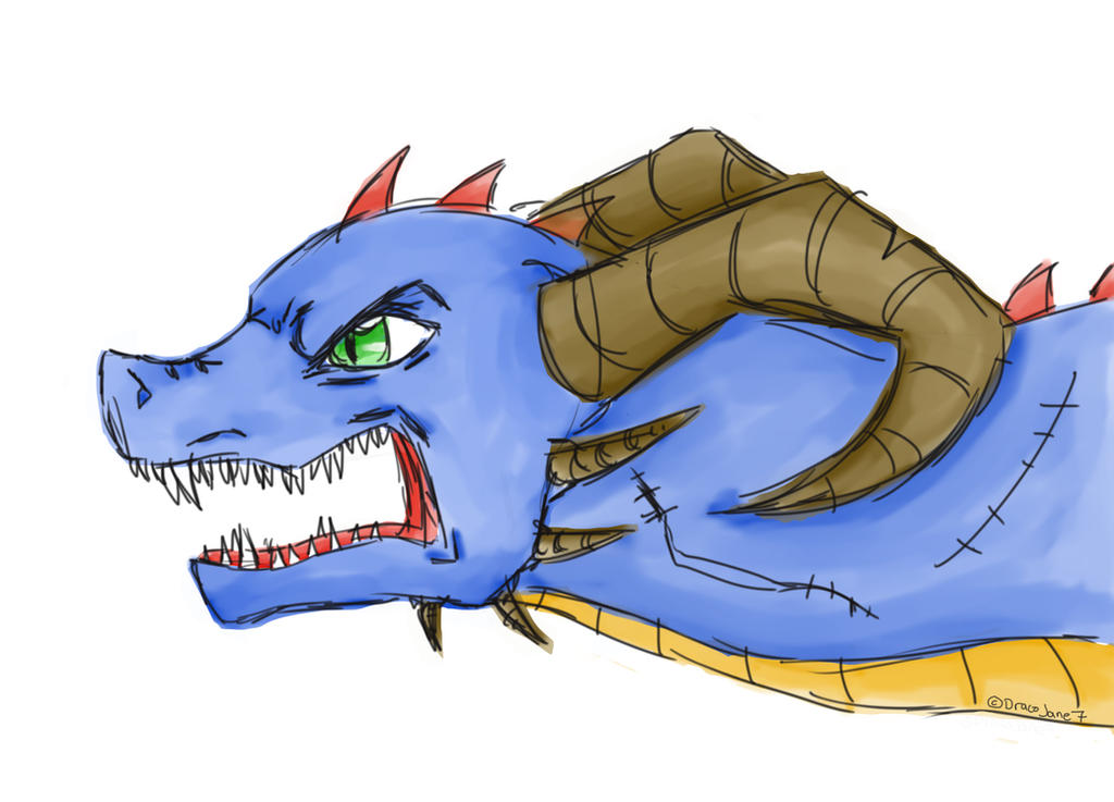 Angst Dragon Angry Dragon by DracoJane7 on DeviantArt