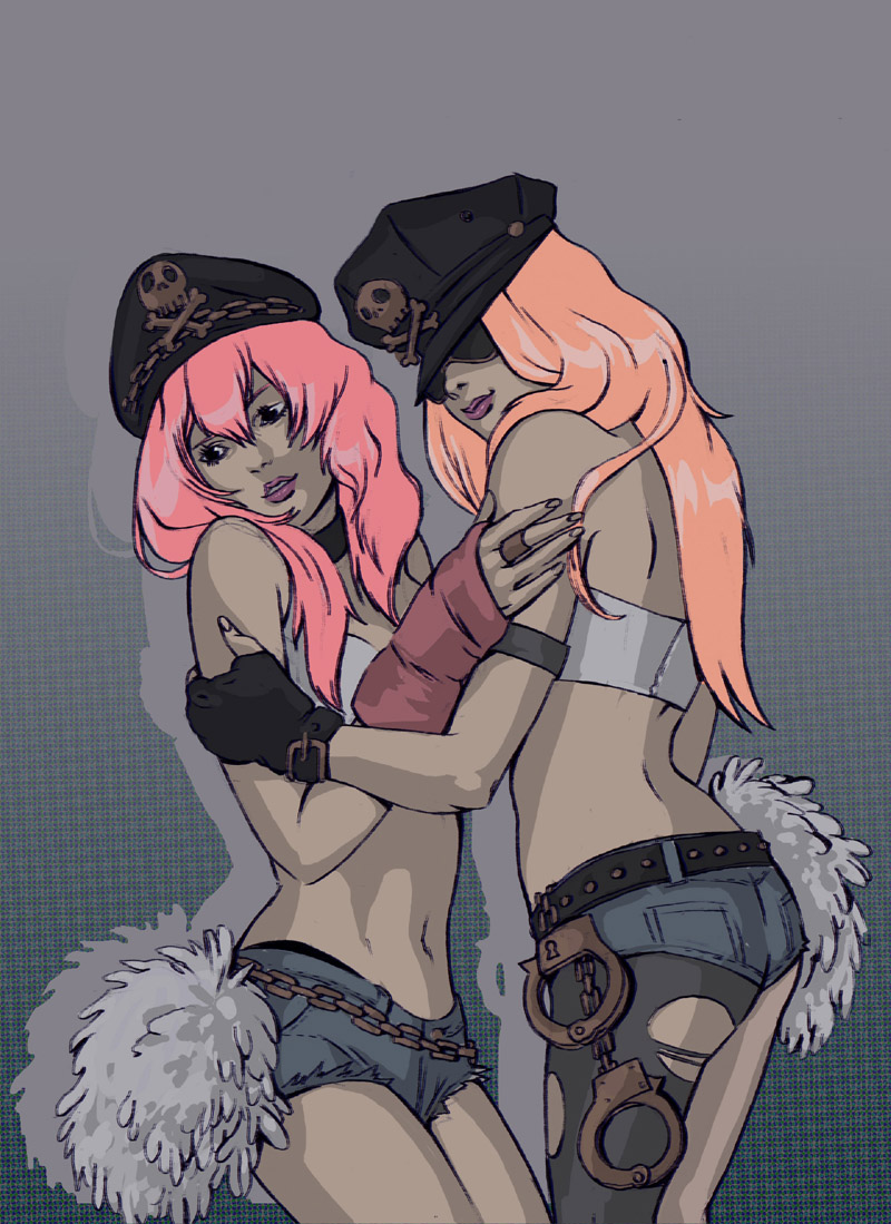 Final Fight Poison and Roxy